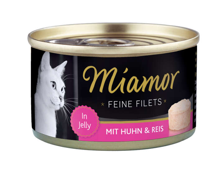 Miamor Katzen-Nassfutter Feine Filets mit Huhn & Reis in Jelly